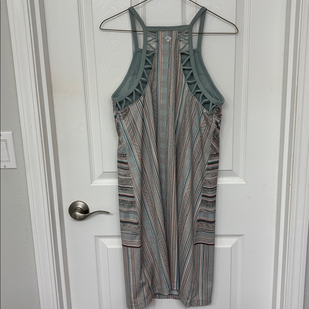 Prana Ardor Dress Agave Samba Green Neutral Athletic Stretch Size Small - Picture 4 of 7